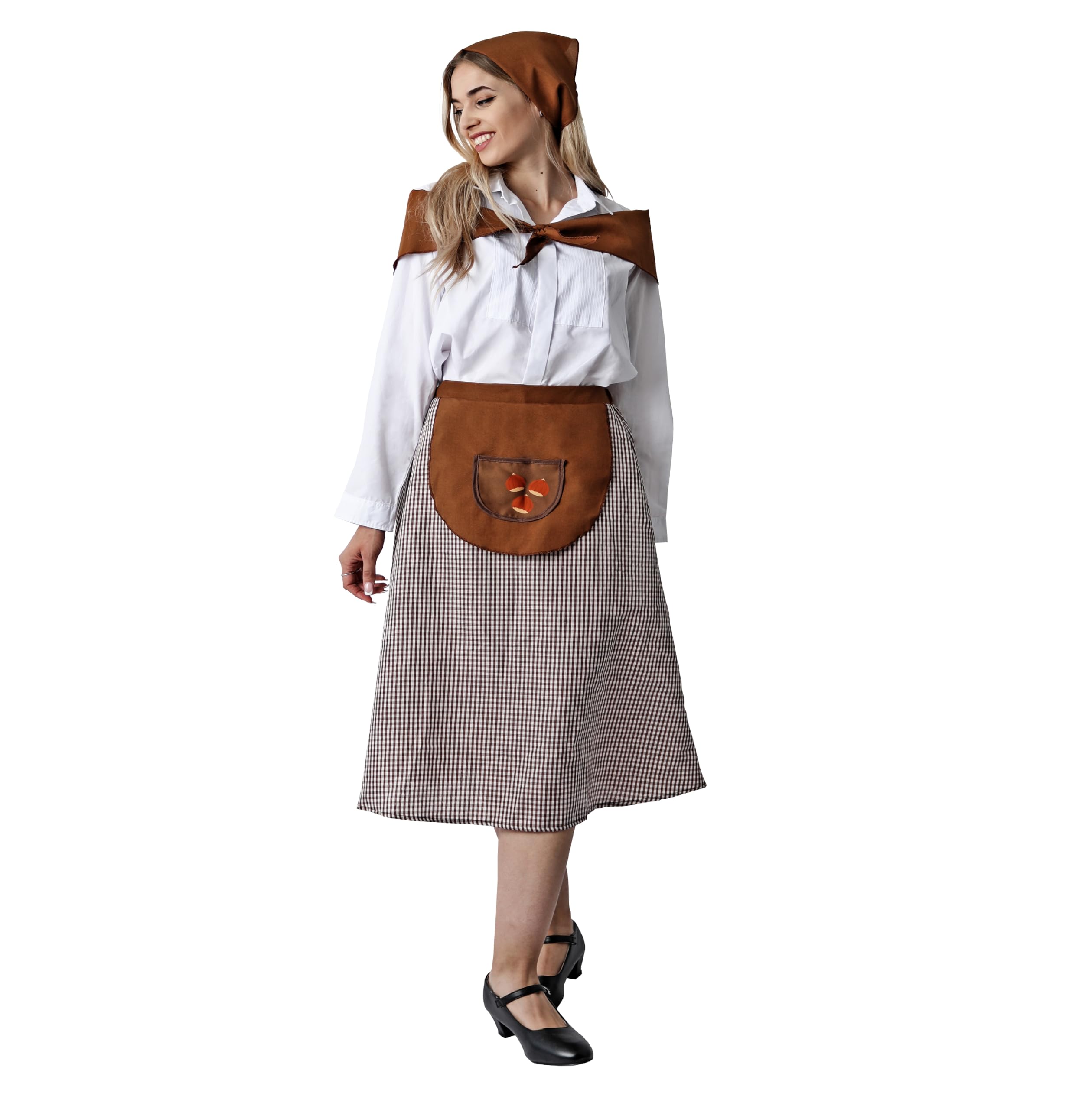 Chestnut costume for women