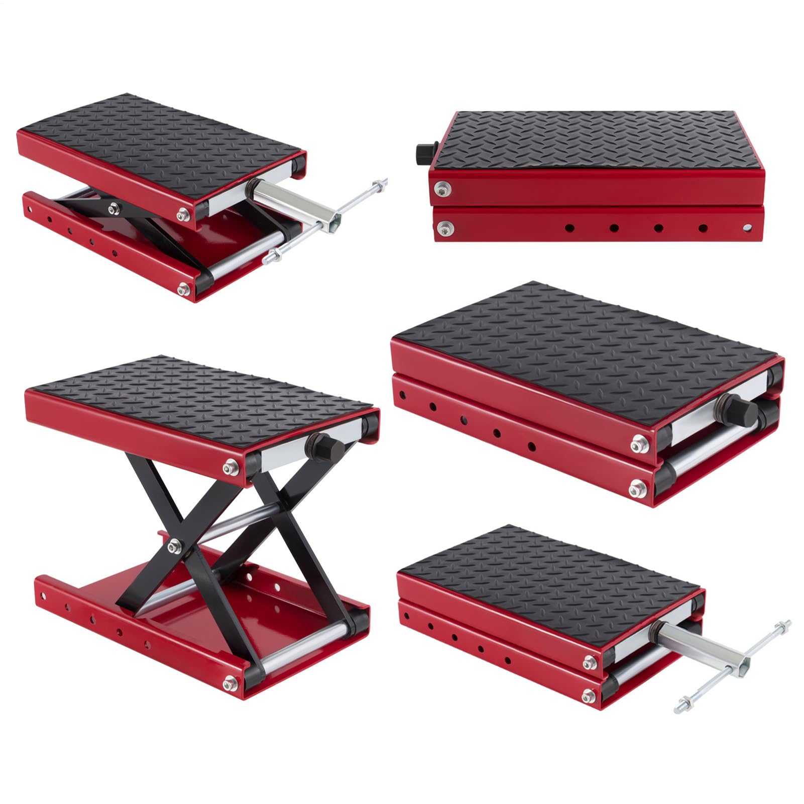 ATV SCISSOR LIGT - Motorcycle Jack Stand, tavolo da garage compatto | Attrezzature per riparazioni di scooter portatili e attività di officina, manutenzione rapida per uso domestico e commerciale