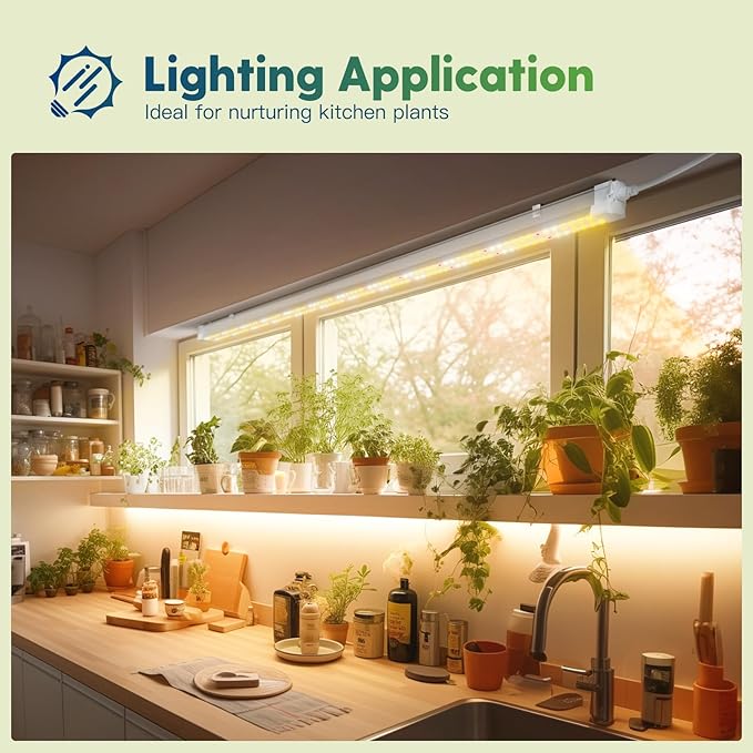 FREELICHT 2 Pack Lámpara LED Cultivo 4FT, 40W, Espectro Completo miniatura 7