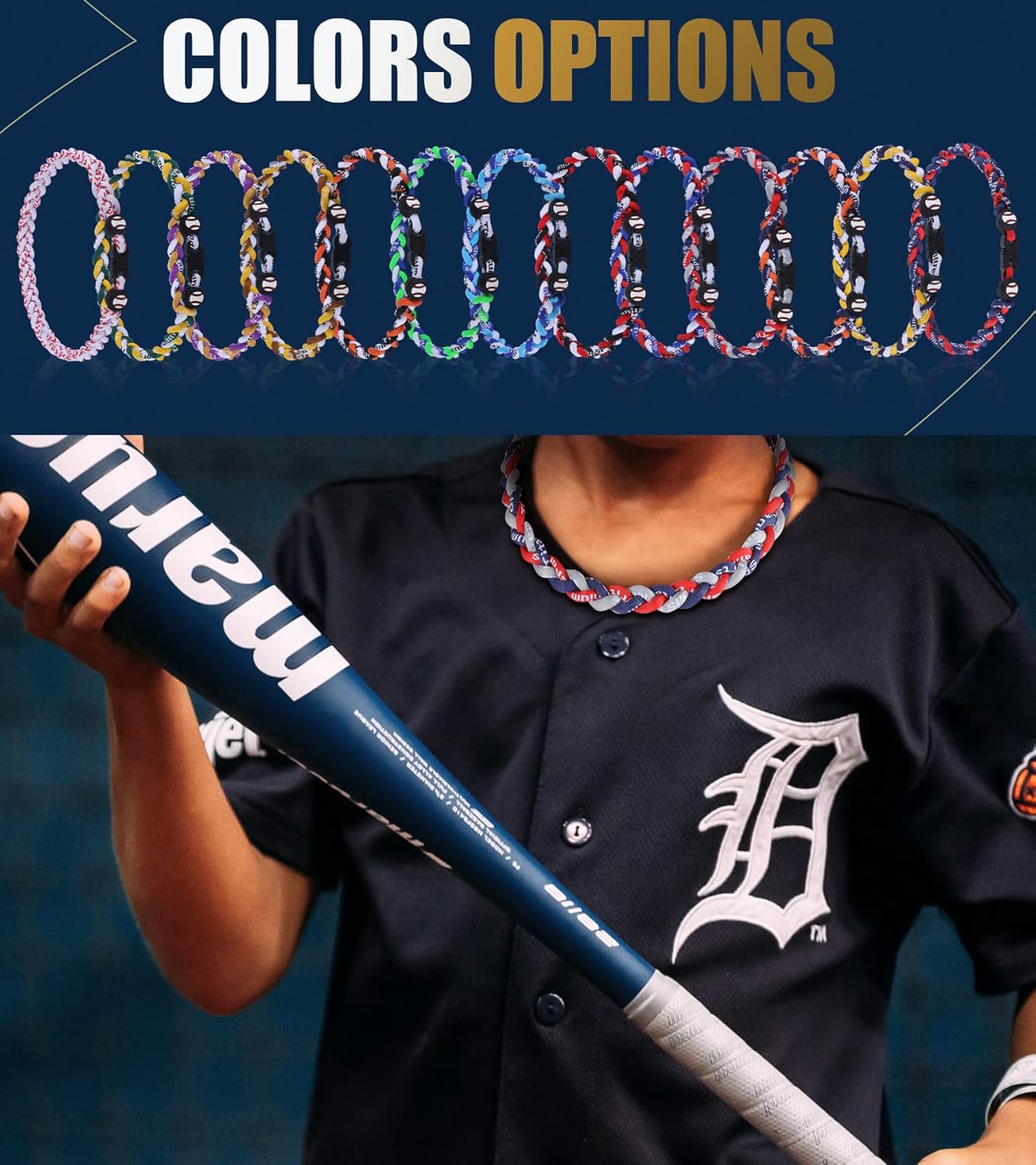 New 18inch Baseball Necklaces, Muti-Colors | Sports Necklaces, Ideal Gifts for Player, Funs, Teammates, Party favors, Sport Parties - Image 3