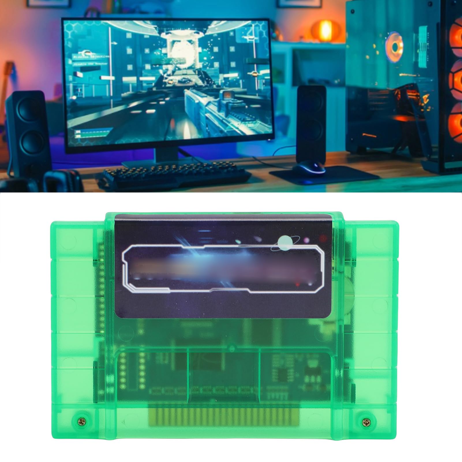 Annadue Cartucho de Juego Retro, Tarjeta Multijuego 900 en 1 de 16 Bits para Consola, con Tarjeta de Memoria 8G y Función de Ahorro de Chip