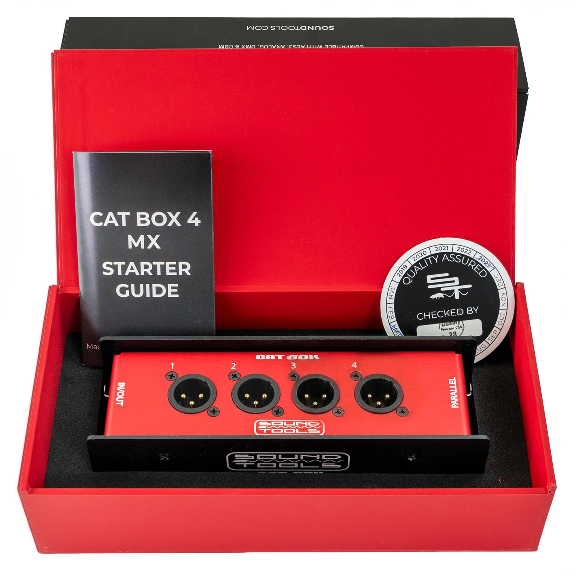 Sound Tools CAT Box MX – 4 Male with Passive Analog Audio