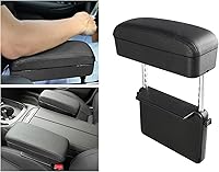 Vista 13 de CDEFG - Reposabrazos para automóvil, extensor de reposabrazos, organizador de almacenamiento de consola, almohadillas para reposabrazos, ajuste