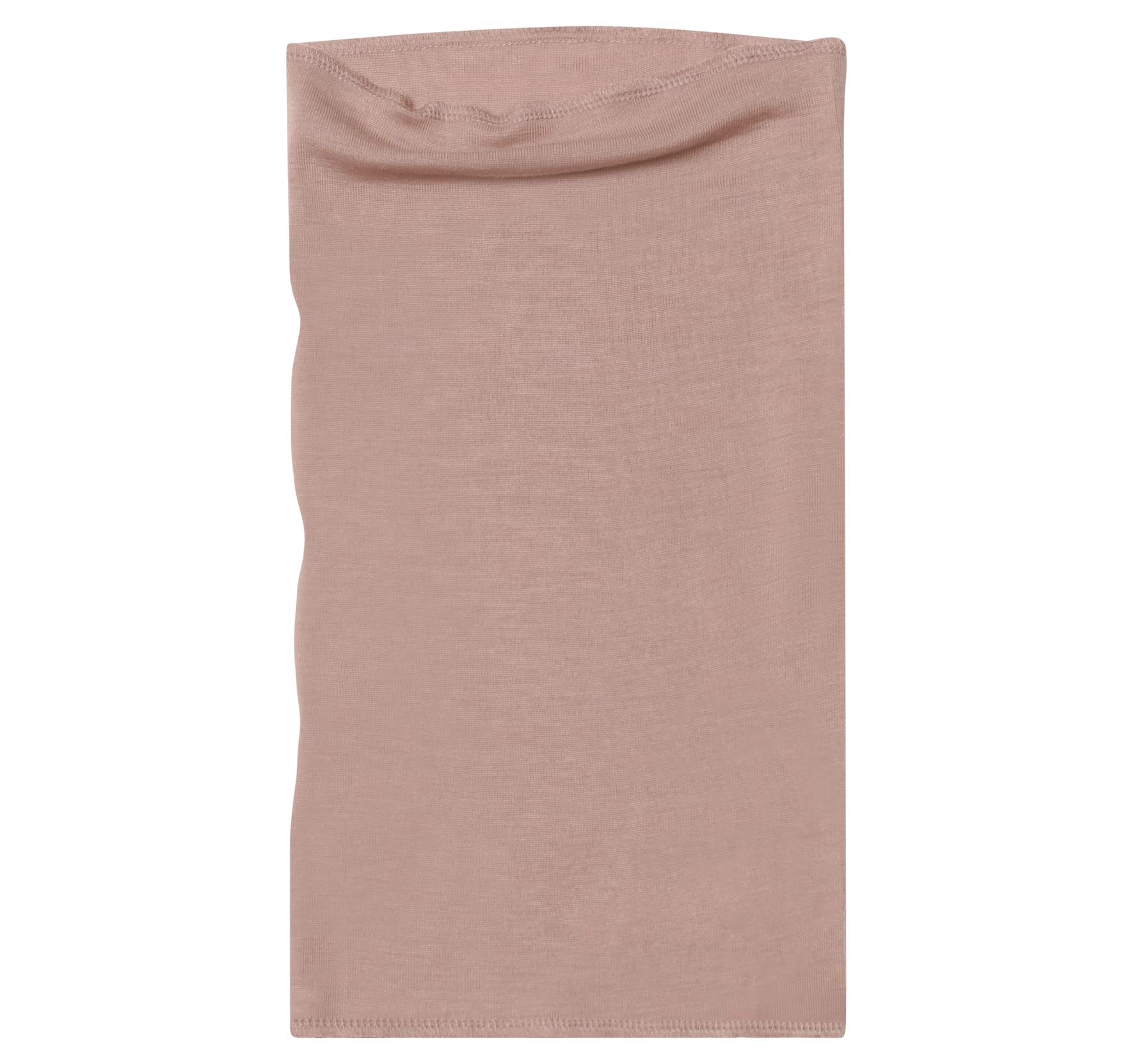 Engel Natur, Children's Snood Fine Rib, 70% Wool (kbT), 30% Silk, Dustyrosis, Einheitsgröße (92 - 140)