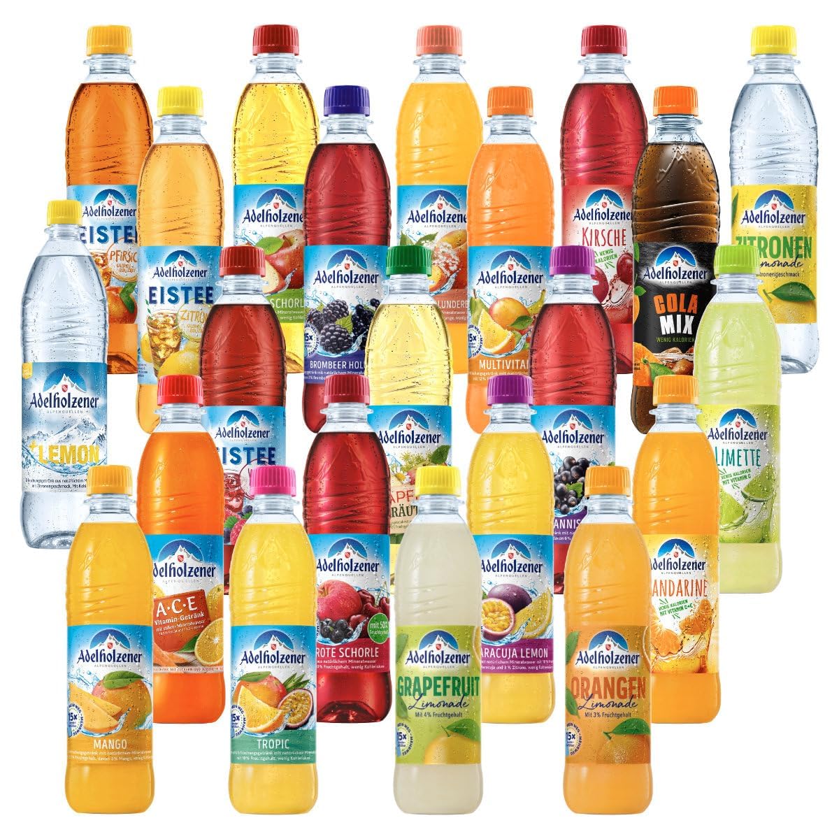 Adelholzener Mischpaket 22 Flaschen 0,5l Mehrweg Pfand