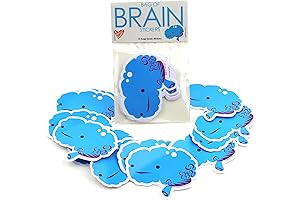 I Heart Guts Bag of Brain Stickers - Feel Smart with Our...