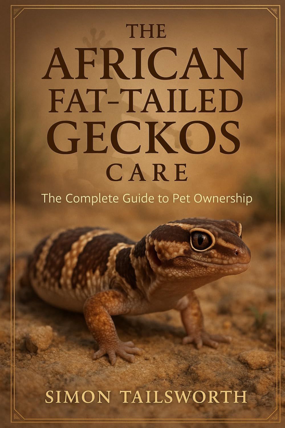THE AFRICAN FAT-TAILED GECKOS CARE: The complete guide to pet ownership