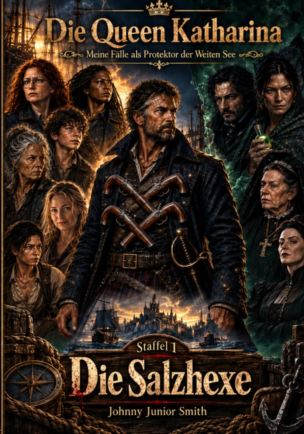 Die Queen Katharina: Staffel 1 – Die Salzhexe (Meine Fälle als Protektor der Weiten See - Taschenbuch, Band 1)