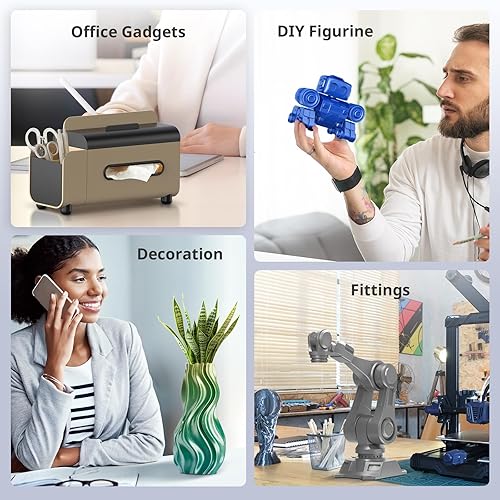 Miniatura 8 de Anycubic Impresora 3D Kobra 2 Neo, velocidad de impresión mejorada de 9.843 ins más rápida con nuevos detalles de extrusora integrados aún mejores,