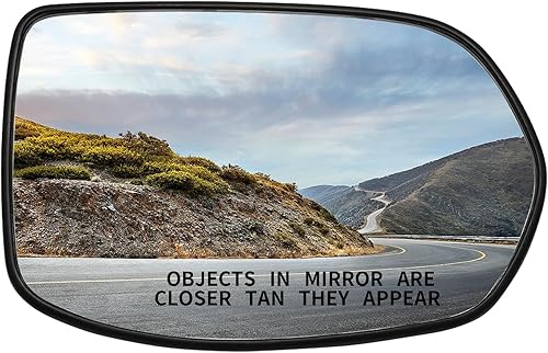 Espejo lateral del pasajero de repuesto para Honda CRV 2007 2008 2009 2010 2011 Espejo lateral derecho, espejo retrovisor de vidrio con calefacción