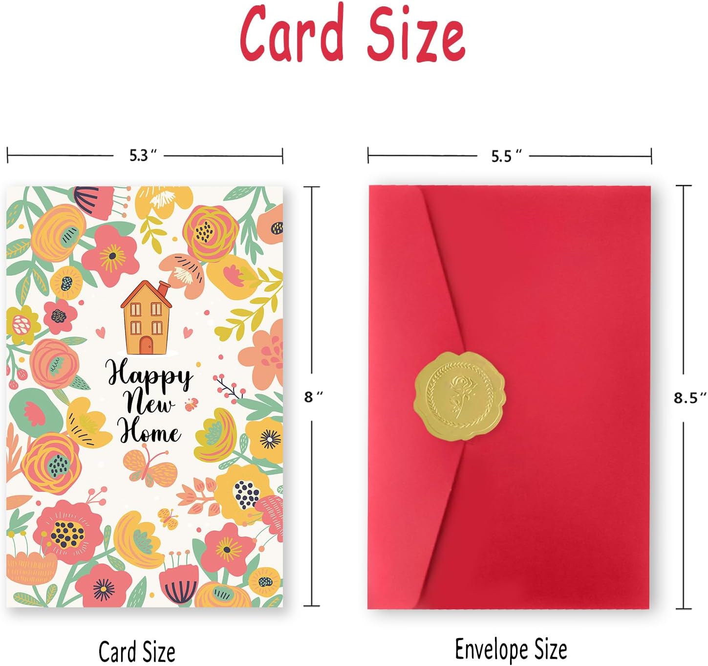 Happy New Home Card for Women Men,Housewarming Card Gifts for Friends,House Warming Gifts New Home WX-261 image 7 of 7 B0F1V3QB7V