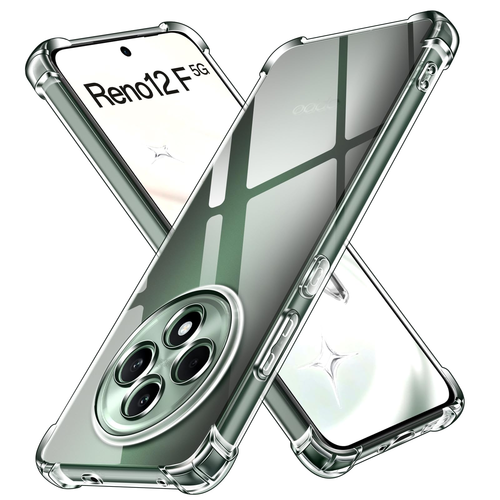 Coque 12f Ivoler Coque Silicone Pour 12 Pro 5G / 12 Pro 5G, [Protection Antichoc Militaire] Étui De Protection, Mince Souple TPU Anti-Rayures Dos Bumper Housse, Noir Oppo Reno