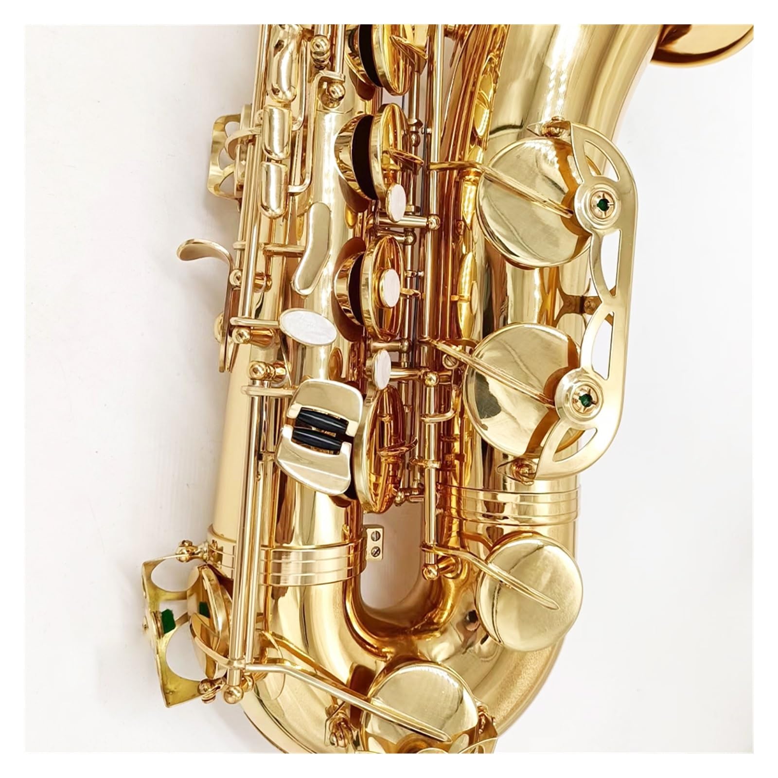 Sassofono Tenore Dorato Strumento Sax Tenore In Ottone Placcato Oro Con Motivo A Mano In Ottone Tono B Sassofono per principianti Kit