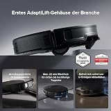 roborock Saros 10R Set Robot Aspirateur, Brosse et Serpillère Relevables et Extensibles, Triple Système Anti-Enchevêtrement, Station Multifonctionnelle 4.0, Évitement Avancé des Obstacles, 7,98cm - 5