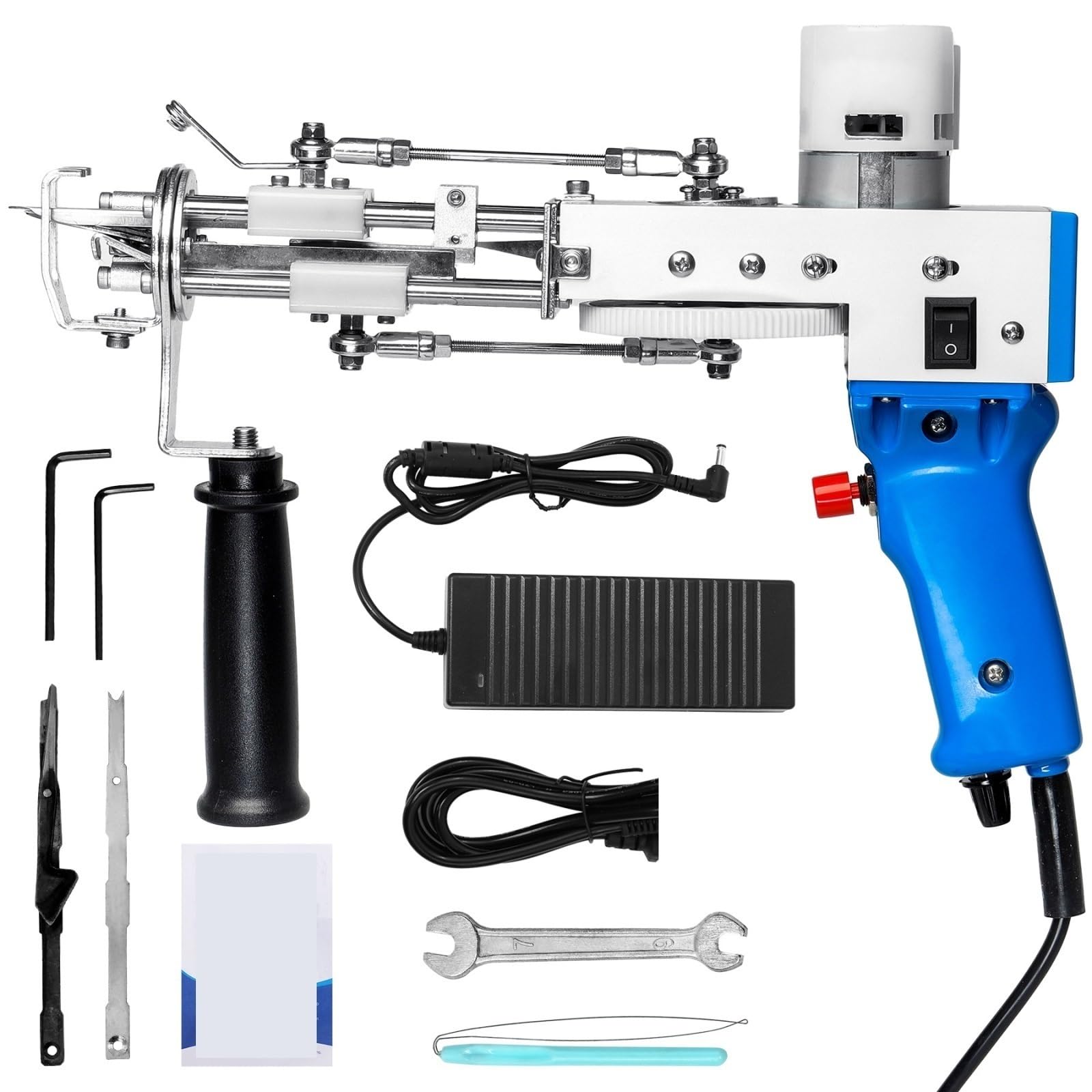 Nawijarka cewki, Ręczne Regulowane Narzędzie Tkackie Z Elektrycznym Pistoletem Do Tuftowania 2 W 1 dla silnika, sprężyny, wstążki