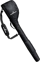 PYKES PEAK Pikes Peak [Foldable Compact] Golf Club Case, Holds 8 Clubs, Golf Bag, Practice Use, Ultra Lightweight, 3 Pockets, Available in 10 Colors, 15.5 oz (440 g)