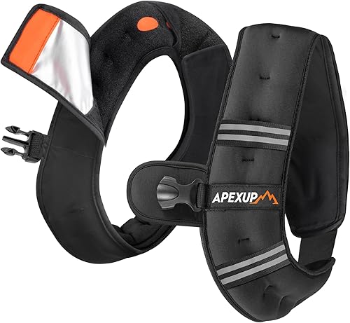 Miniatura 11 de APEXUP - Chaleco con peso de 5, 10, 15, 20, 25 y 30 libras para hombre y mujer, con rayas reflectantes, equipo para entrenamiento de fuerza y correr