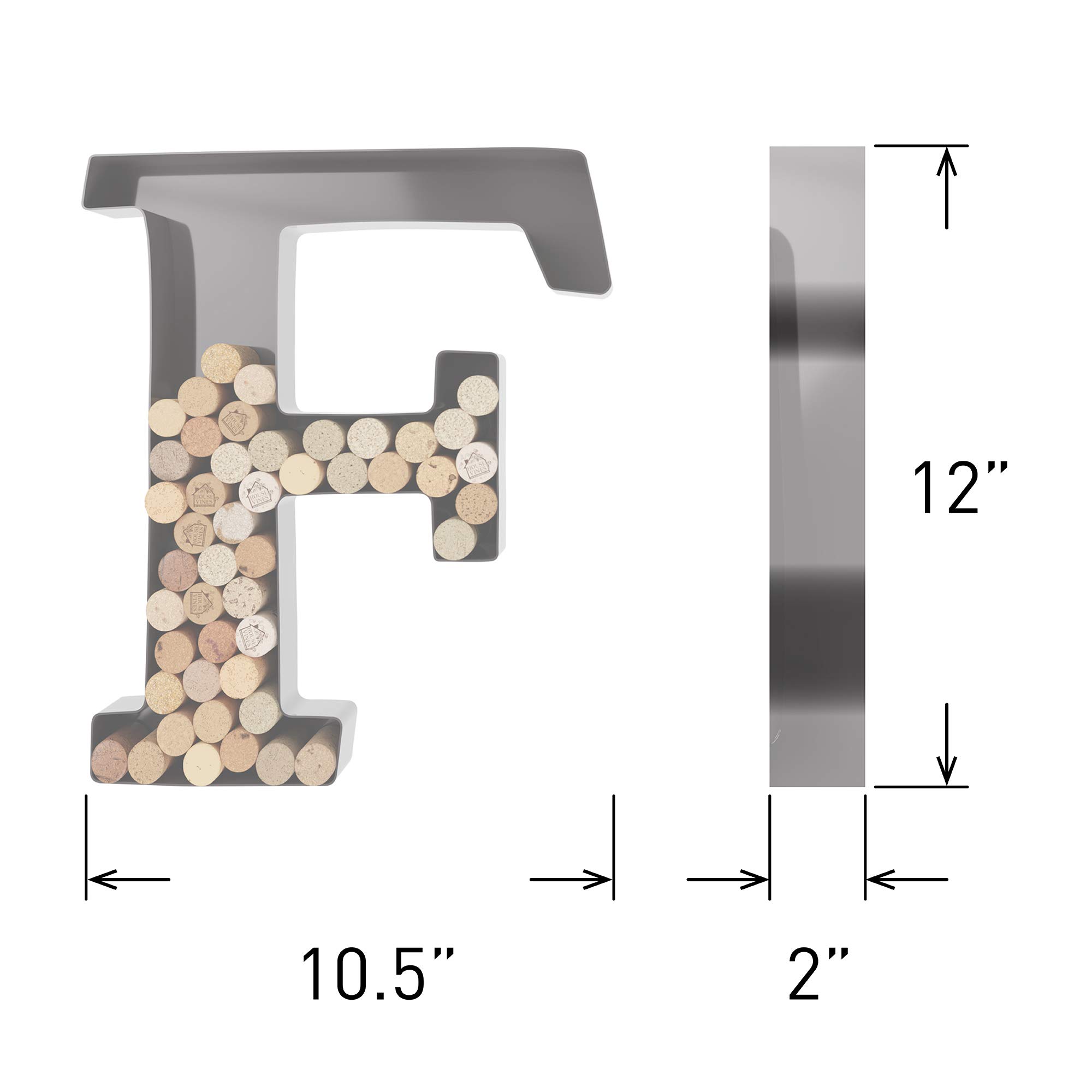 Wine Letter Cork Holders - Personalized Wall Art -5 Wine Letter Cork Holders - Personalized Wall Art -5