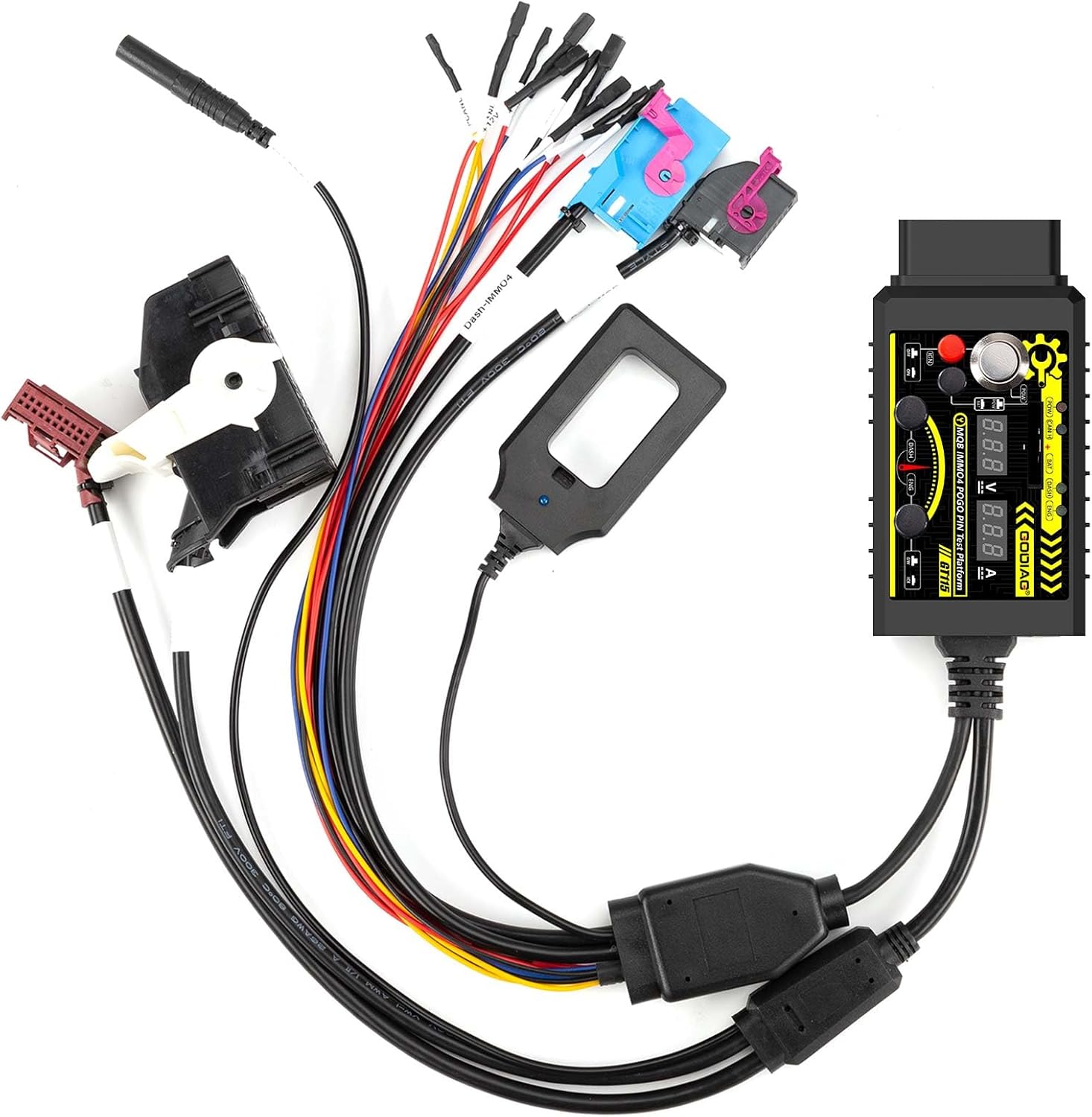 GODIAG GT110 for VW Audi Skoda Seat CAN-Bus UDS 4th Generation IM-MO System Test Platform Cable with POGO PIN to Read & Write POGO PIN Data