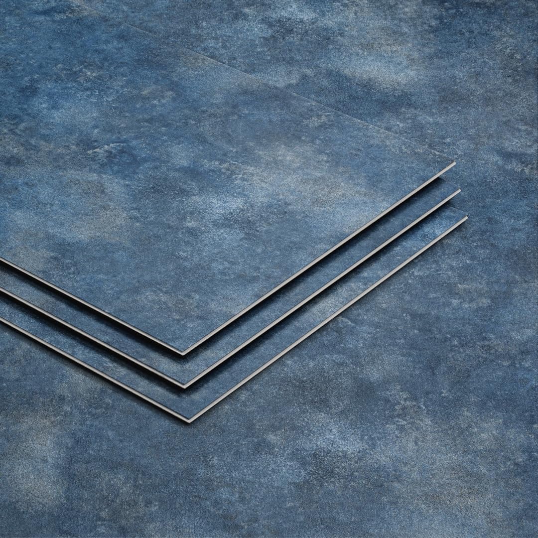 Lucida Surfaces Luxury Vinyl Flooring Tiles | Stone Look Tiles | Interlocking Flooring | DIY Friendly | MaxCore Terra | 6""x12"" | Sample Tile, Topaz, MT-602SMP