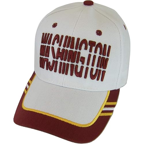 Washington Window Shade Font Men's Adjustable Baseball Cap