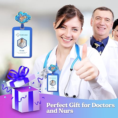 Miniatura 4 de LET'S RESIN Molde de resina para agarre de teléfono, 2 moldes de silicona para resina epoxi, 24 cavidades de carrete de insignia para resina,