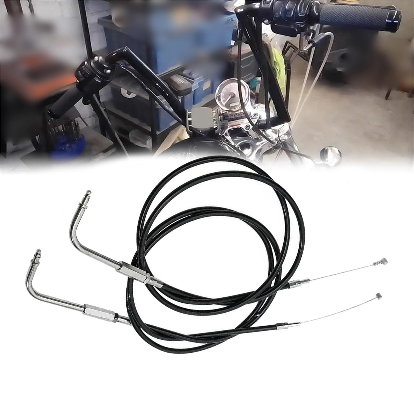Câble d'accélérateur moto pour virées en Harley Sportster