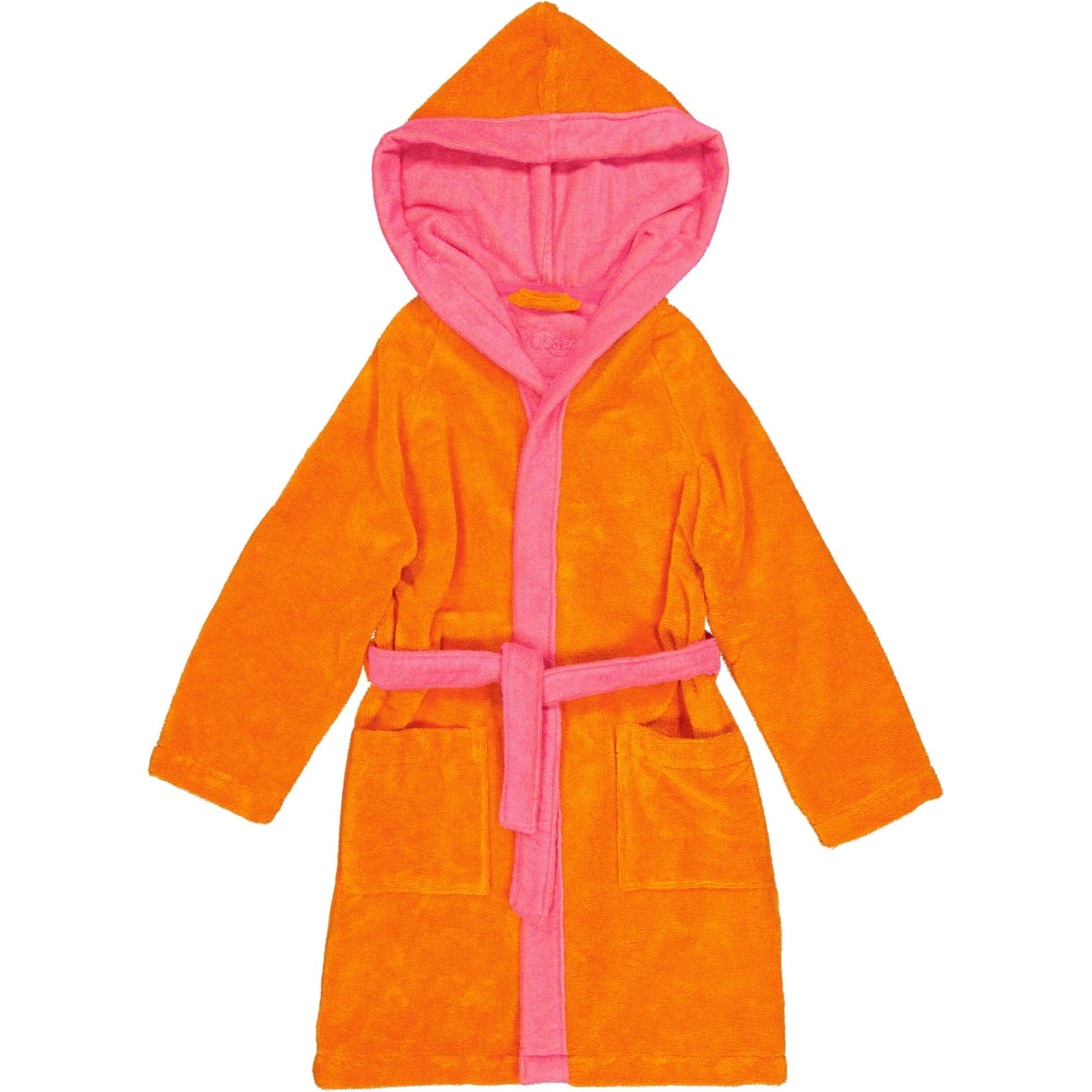 Vossen Kinderbademäntel Kinder Kapuze Bixie electric orange/prim rose - 0006