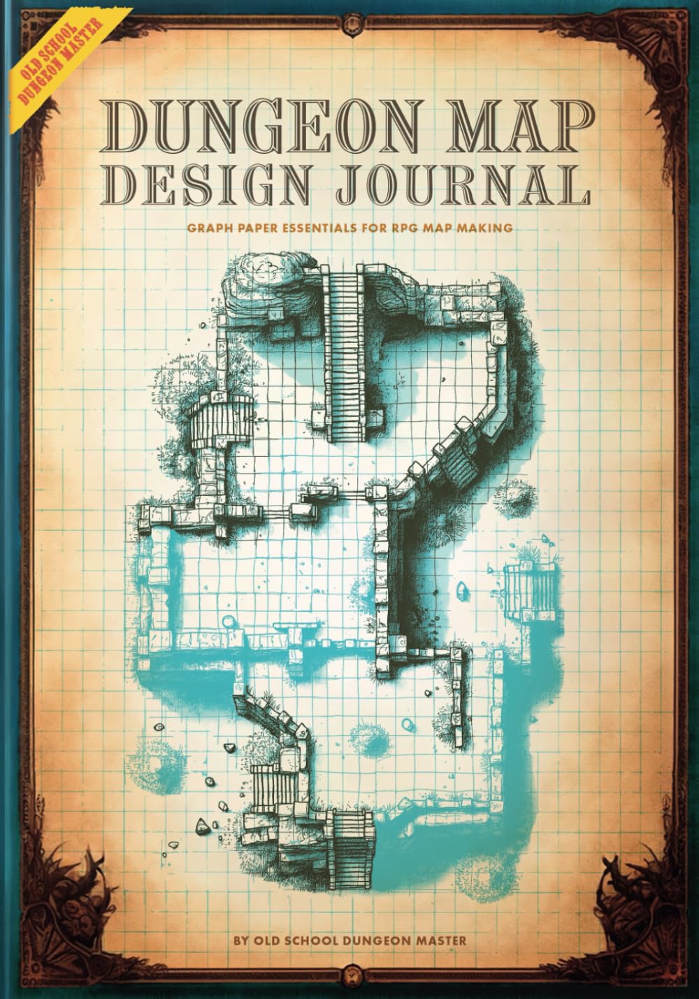 Dungeon Map Design Journal: Graph Paper Essentials for RPG Map Making