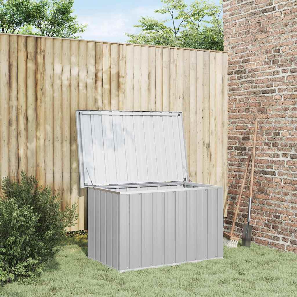 Cassapanca per cuscini, scatola da giardino, 109 x 67 x 65 cm, scatola di immagazzinaggio degli attrezzi da giardino per esterni, balcone o terrazza