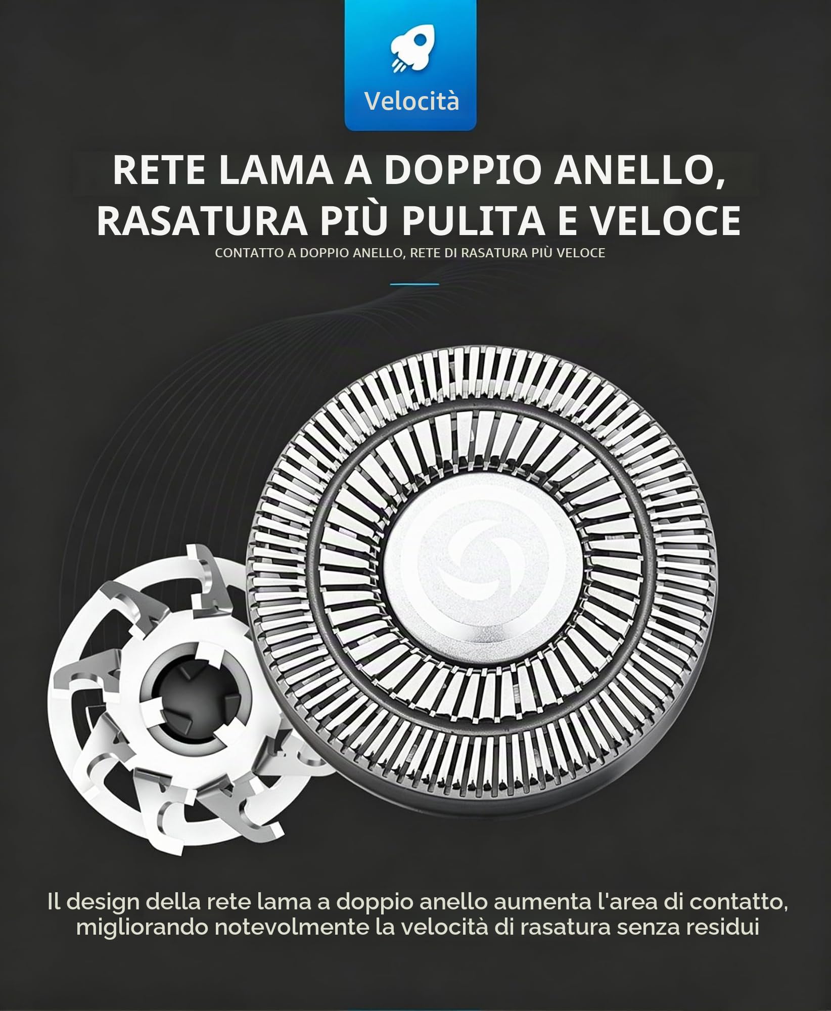Bennii Rasoio Corpo, Bennii Butt Shaver Pro Corpo, Ricarica Impermeabile a 360°, Con Rifinitore per Peli Del Naso, Benniirasoio Intimo Testa Ecorpo, Portatile E Adatto per Viaggi Piacere