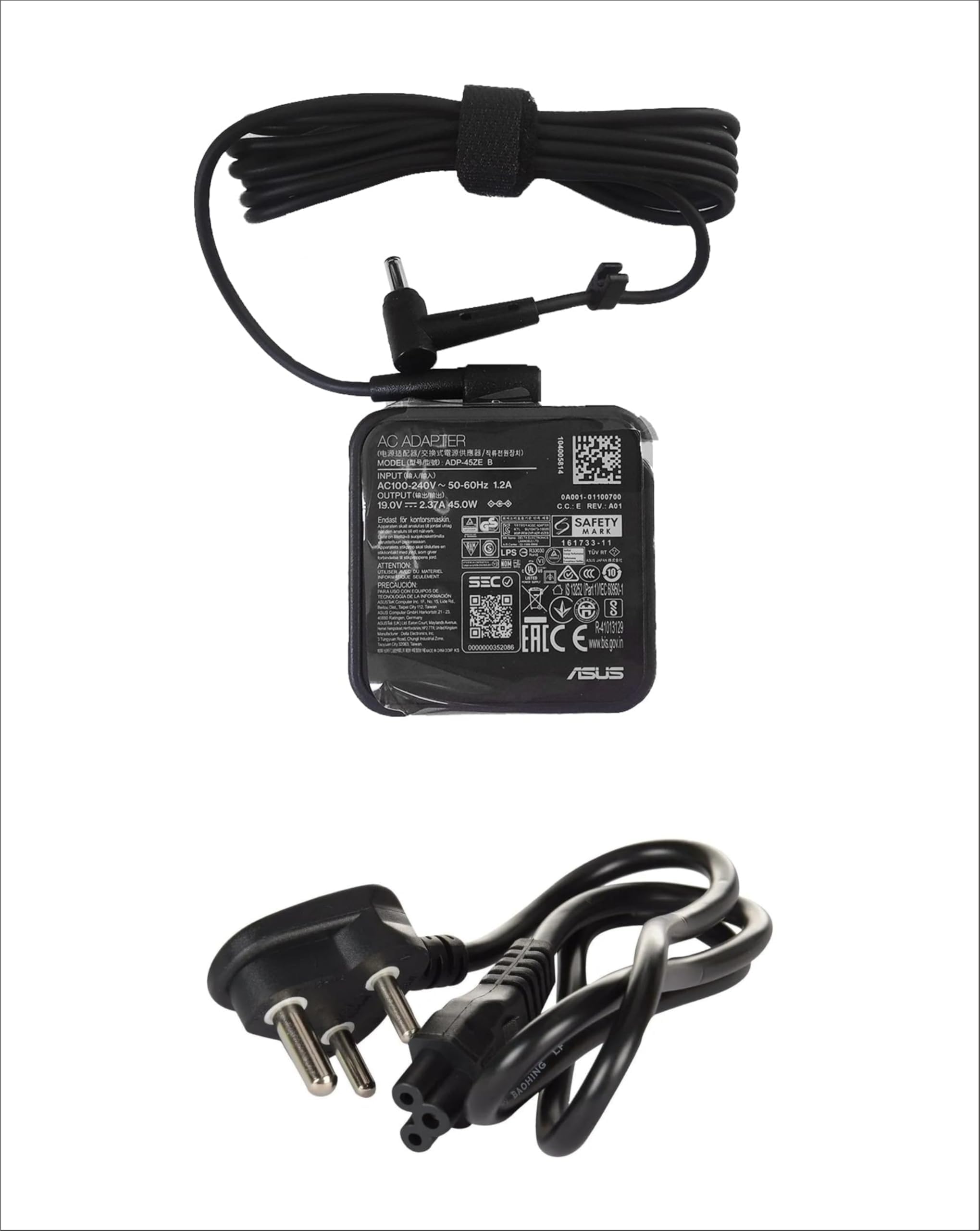 Asus 45W Laptop Adapter/Charger for Select Models of Asus (20 V, 2.5 A, 4 Mm X 1.2Mm Diameter), Black (Power Cable Included)-image-11