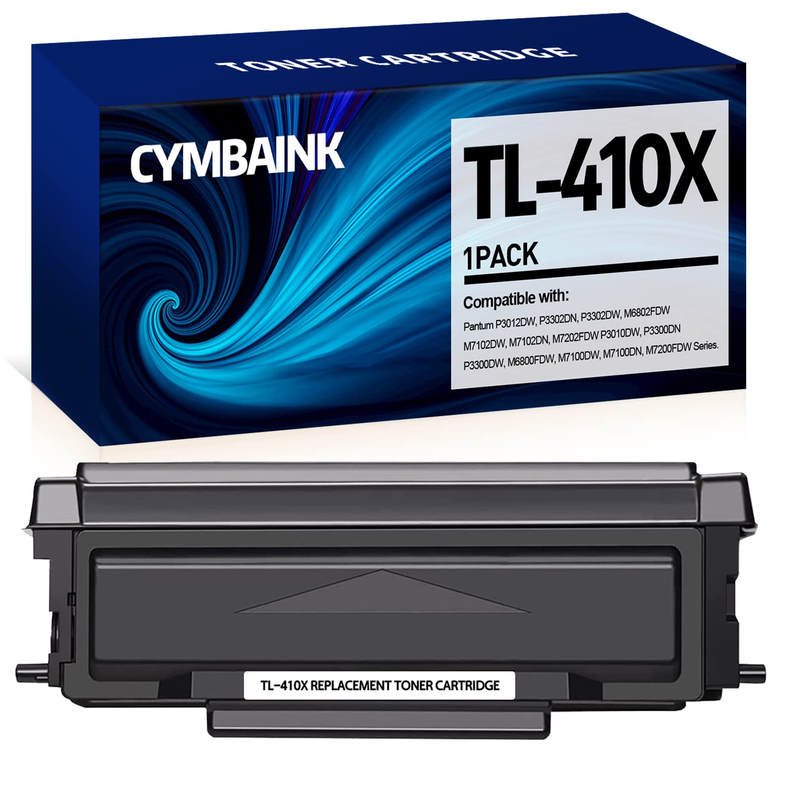 1Pack Replacement for PantumTL-410X TL-410 Toner Cartridge compatible with P3012DW, P3302DN, P3302DW, M6802FDW, M7102DW, M7102DN, M7202FDW P3010DW,
