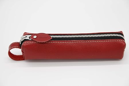 Amazon ラダイト バトンペンケース 革製 レッド Ldk Bpn 03 ペンケース 文房具 オフィス用品