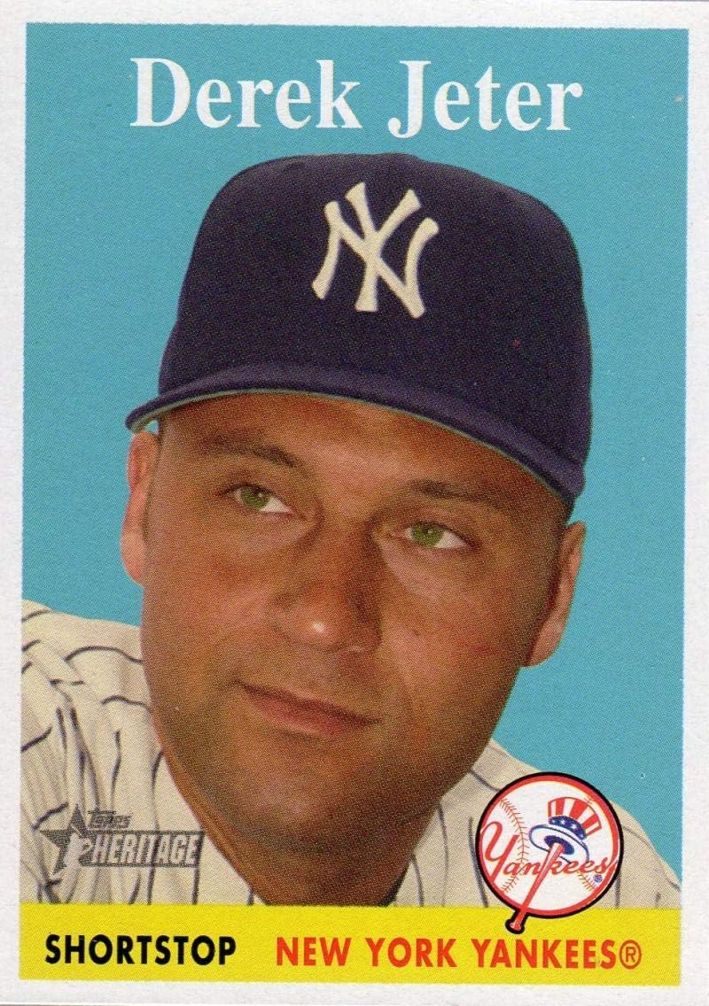 2007 Topps Heritage #5 Derek Jeter SP - Short Print New York Yankees Baseball NM-MT
