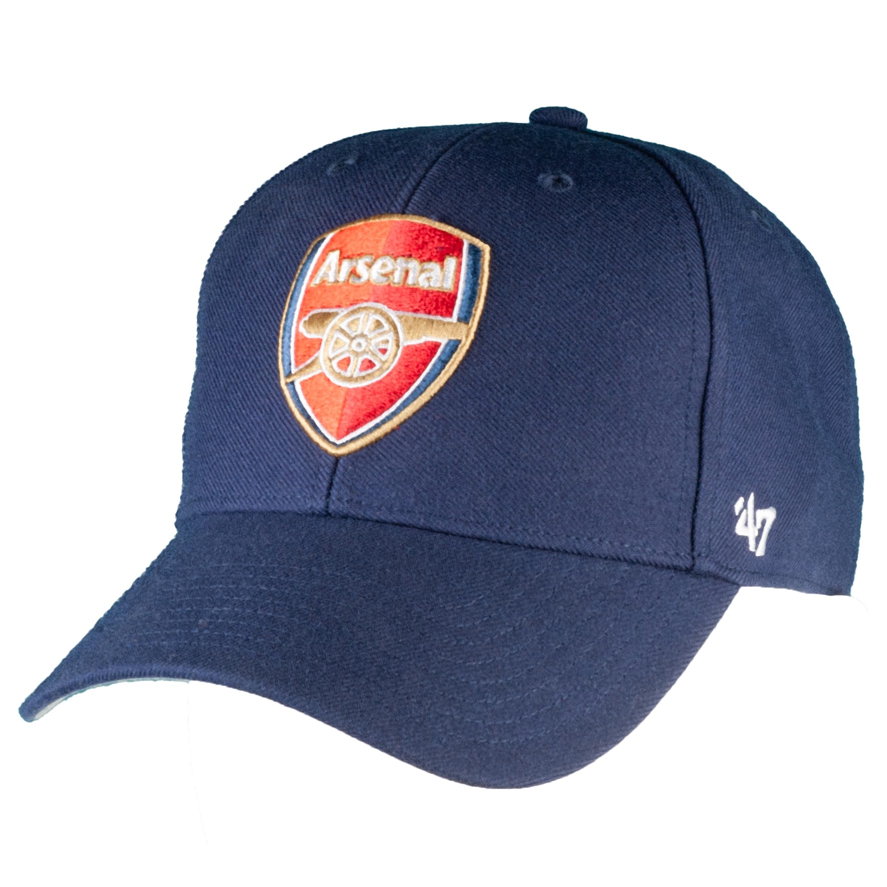 '47 Brand Arsenal FC MVP Cap EPL-MVP30WBV-LNA, Men's Caps, Navy, One Size EU, Blue, One Size Fits All