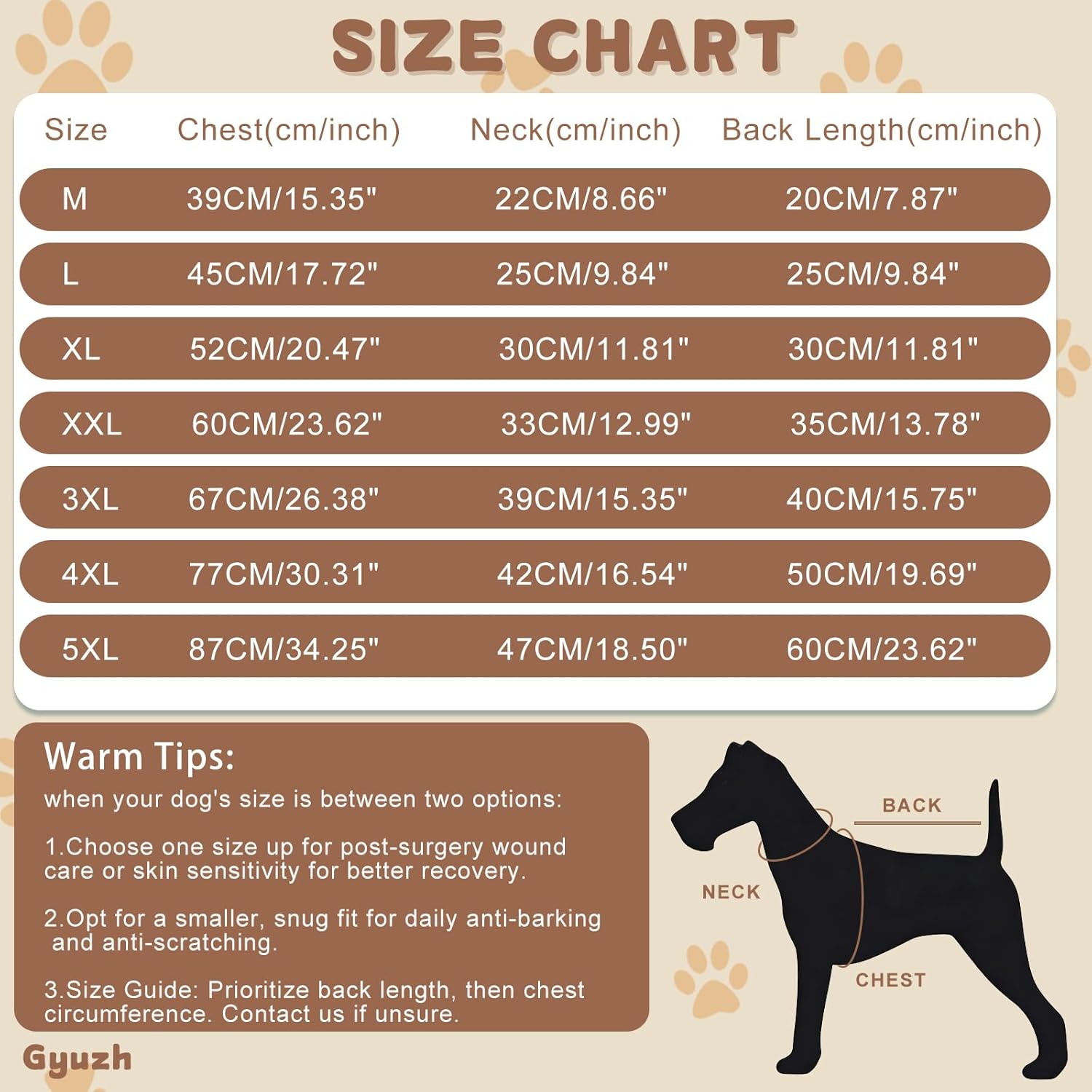 Gyuzh Dog Recovery Suit After Surgery for Male & Female - Soft Onesie to Prevent Licking, Alternative to E-Collar & Cone for Spay Neuter, Post-Op Care Suit Dark Grey 5XL