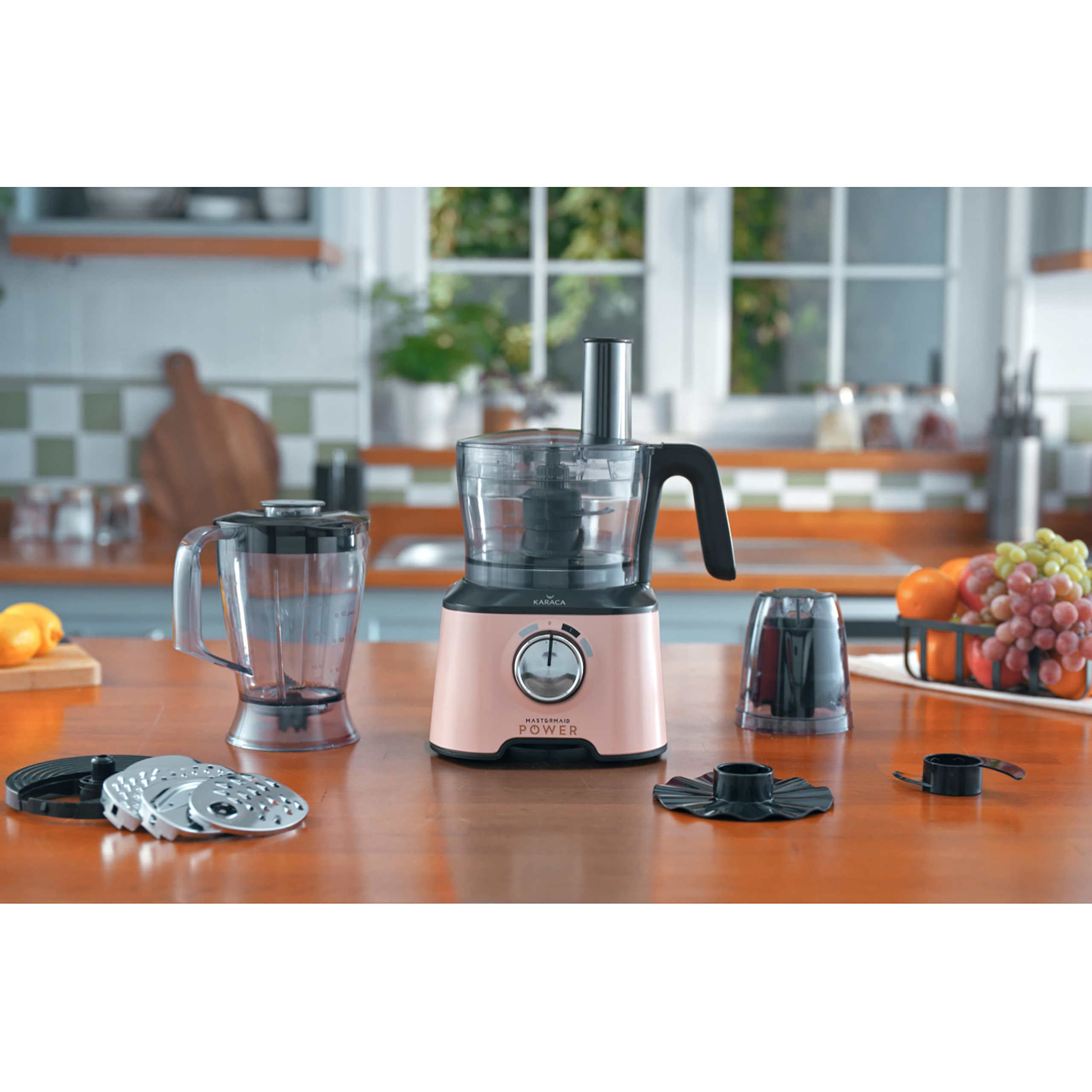 Karaca Mastermaid Power 10 In 1 Gıda Hazırlama Seti Pearly Pink
