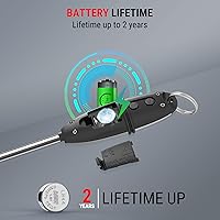 Vista 4 de ThermoPro TP02S - Termómetro digital de lectura instantánea para carne, con sonda súper larga para parrilla, cocina, masa madre, líquidos, aceite