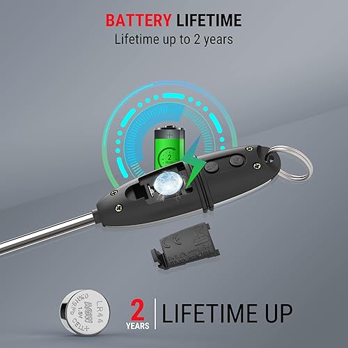 Miniatura 4 de ThermoPro TP02S - Termómetro digital de lectura instantánea para carne, con sonda súper larga para parrilla, cocina, masa madre, líquidos, aceite