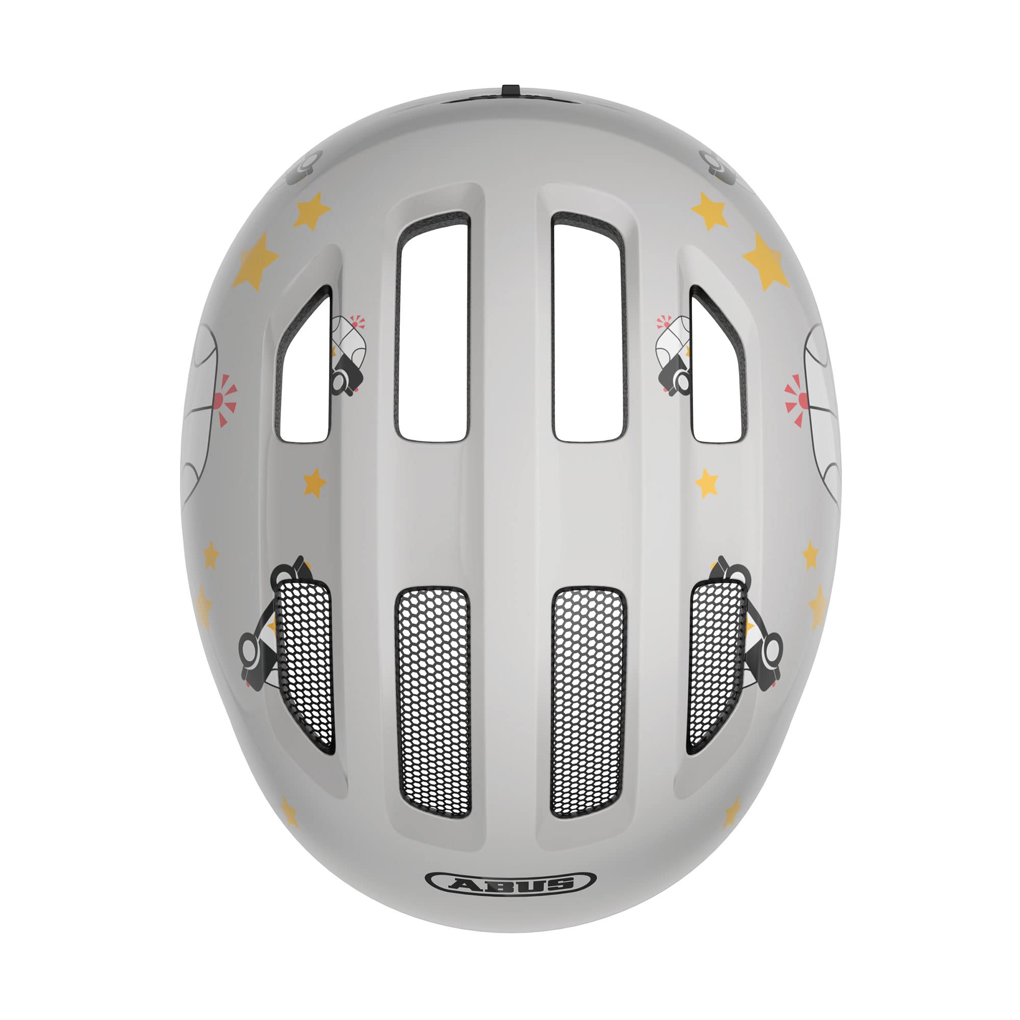 Abus Uniseks - Dzieci Smiley 3.0 67269 Kask, Szary, S (45-50 cm)
