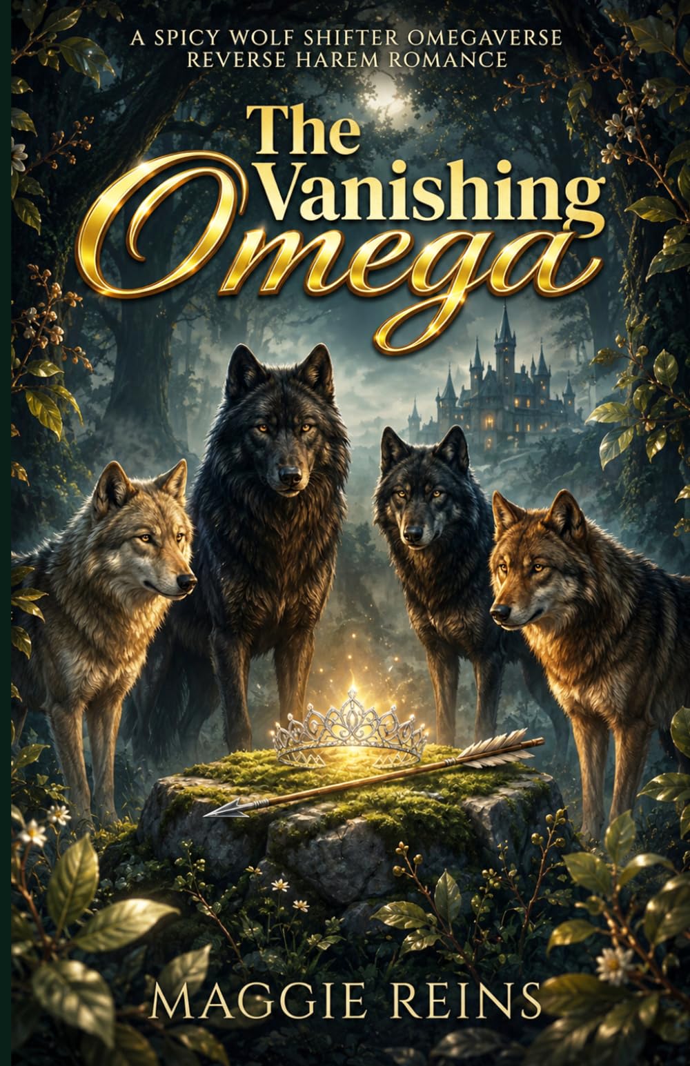The Vanishing Omega: A Spicy Wolf Shifter Omegaverse Reverse Harem Romance (Throne of Treachery)