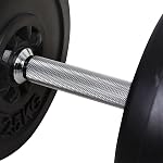Ensemble d'haltères et barre réglables Soozier de 145 lb avec plaques, colliers et barre pour la salle de sport à domicile