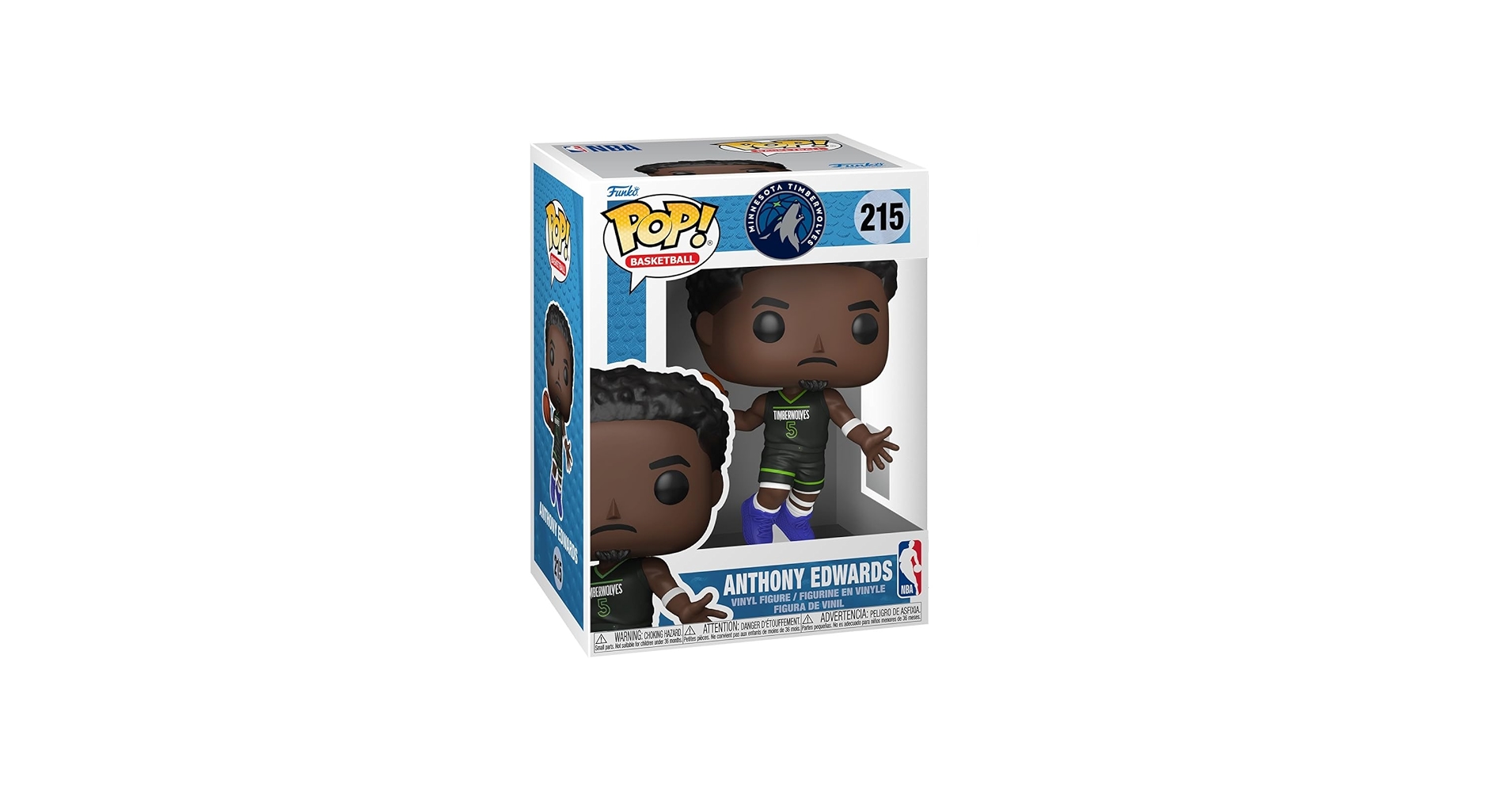 Anthony Edwards funko pop PSAサイン入り Anthony Edwards Minnesota Timberwolves Autographed Funko Pop