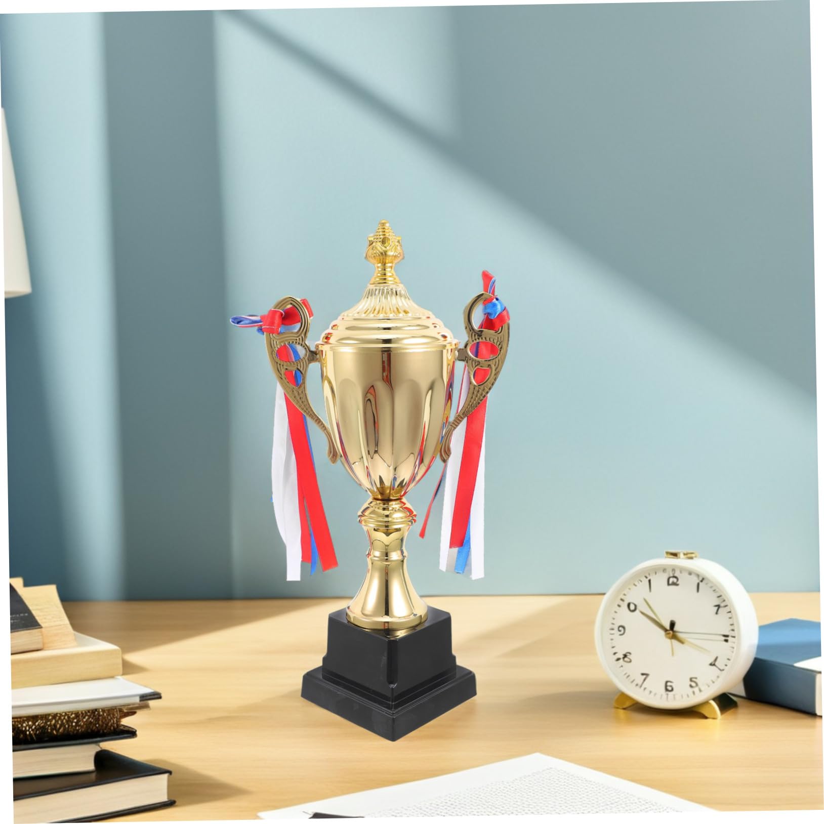 TOYANDONA Coppa Premio in Metallo Dorato Design Elegante per Premio Competizione Sportiva di Partecipazione per Cerimonie e Eventi