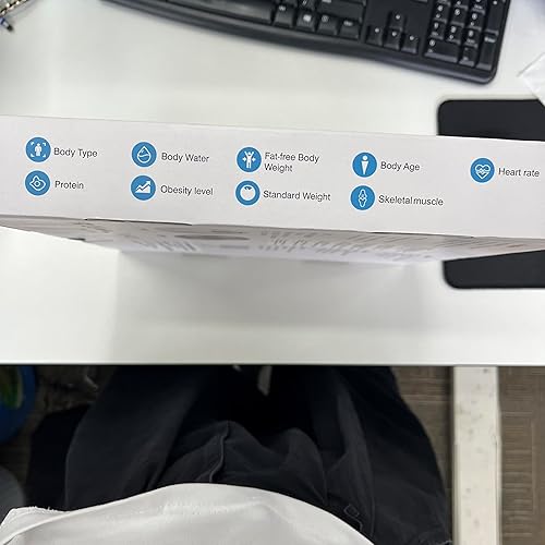 Miniatura 11 de INSMART Báscula inteligente para peso corporal, pantalla LCD todo en uno, báscula de peso de baño, báscula de grasa corporal, báscula de pesaje
