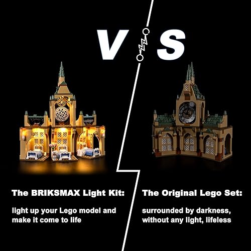 Miniatura 4 de BRIKSMAX Luz para Lego Hogwarts-Hospital-Wing 76398 - Kit de iluminación LED compatible con Lego Harry Potter 76398 - No incluye el set de Lego