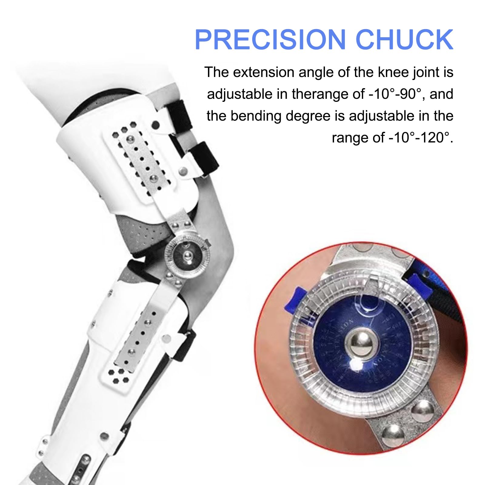 HMWOKPOT Adjustable Hip Knee Ankle Foot Orthosis Braces, with Walking Boots for Hip Fracture Rehabilitation Equipment,Left+right legs