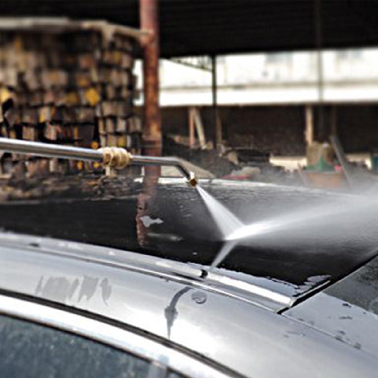 Lanza Extensión Para Hidrolimpiadora, Boquilla Angular Con Conexión Rápida, Boquilla Multifuncional Antifugas De Alta Presión Para Lavado De Coches, Mantenimiento Del Hogar Y Limpieza De