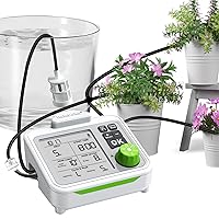 Vista 1 de RAINPOINT Large Display Automatic Plant Waterer Indoor for Pot Plants,Cycle & Soak Mode Vacation Self Watering Drip Irrigation System Device Kit
